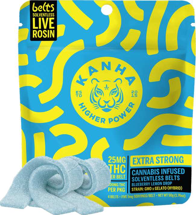 Blueberry Lemon Drop Solventless Live Rosin Belts